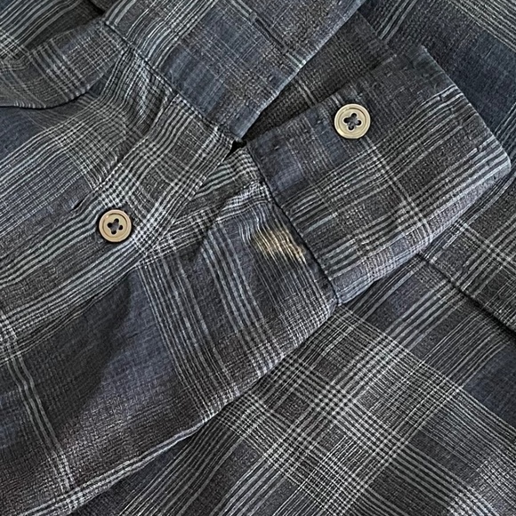 John Varvatos Linen-Cotton Blend Shirt - Picture 6 of 6